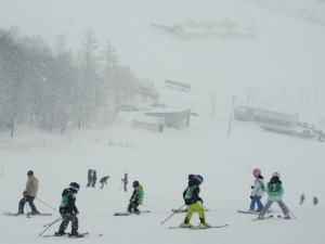 今シーズン初のスキー学習