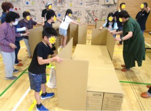 段ボールベット組立