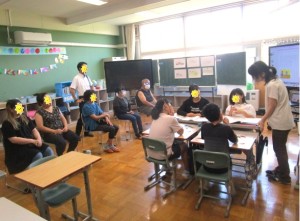 道徳の授業参観